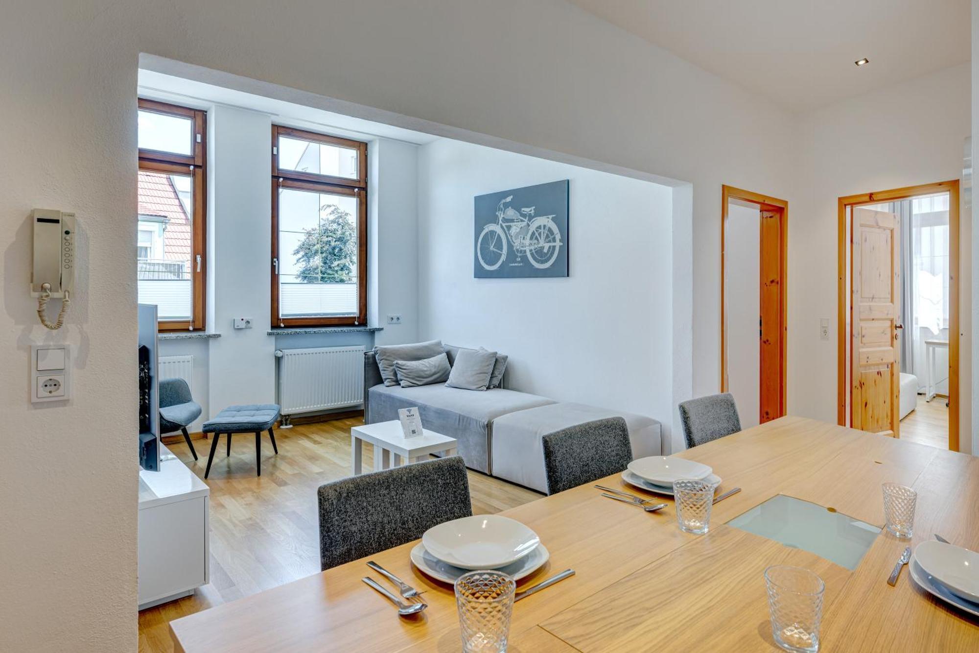 Kaza Guesthouse, Centrally Located 2 & 3 Bedroom Apartments In Augsburg Exteriér fotografie